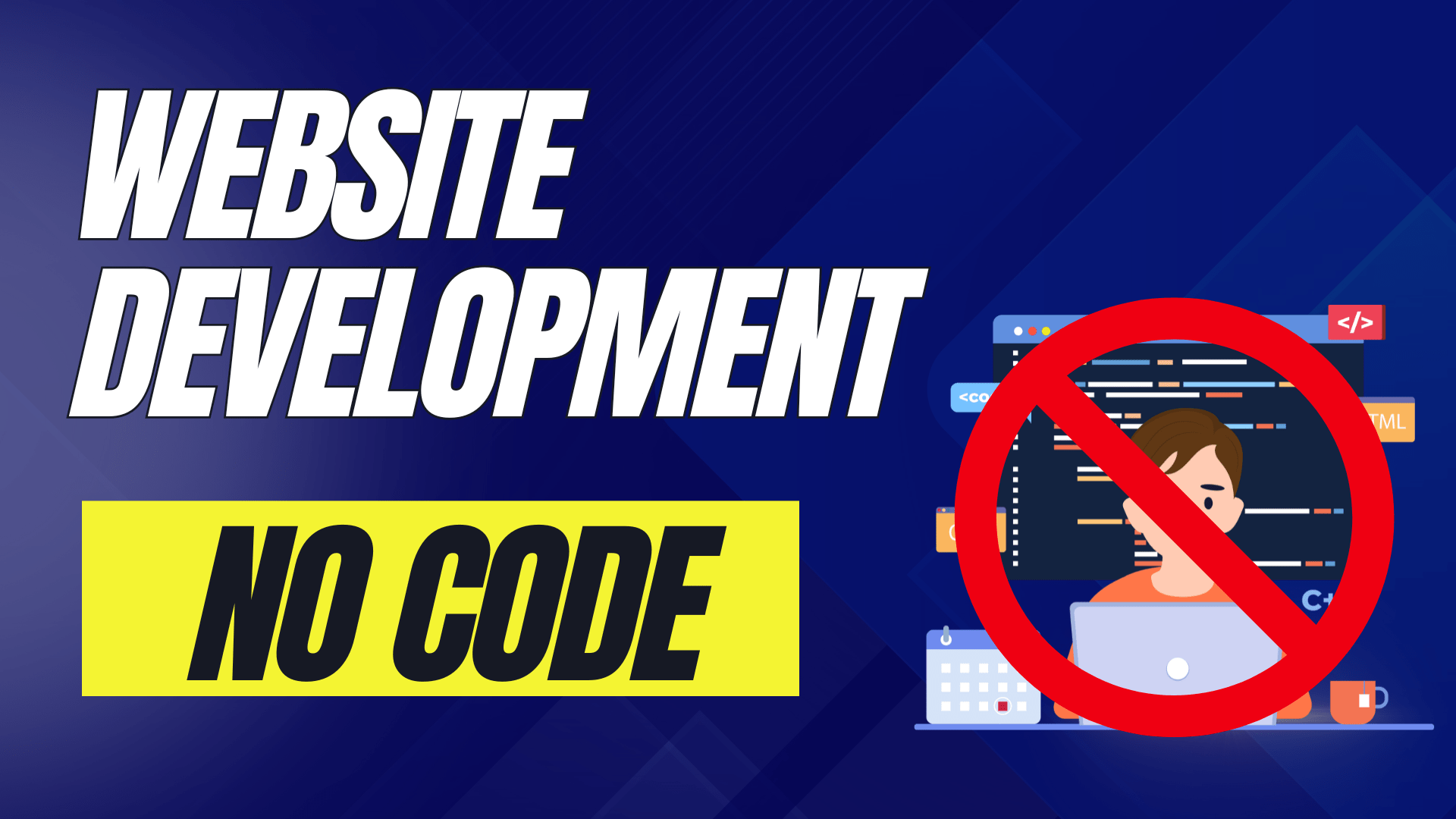 Website development No code