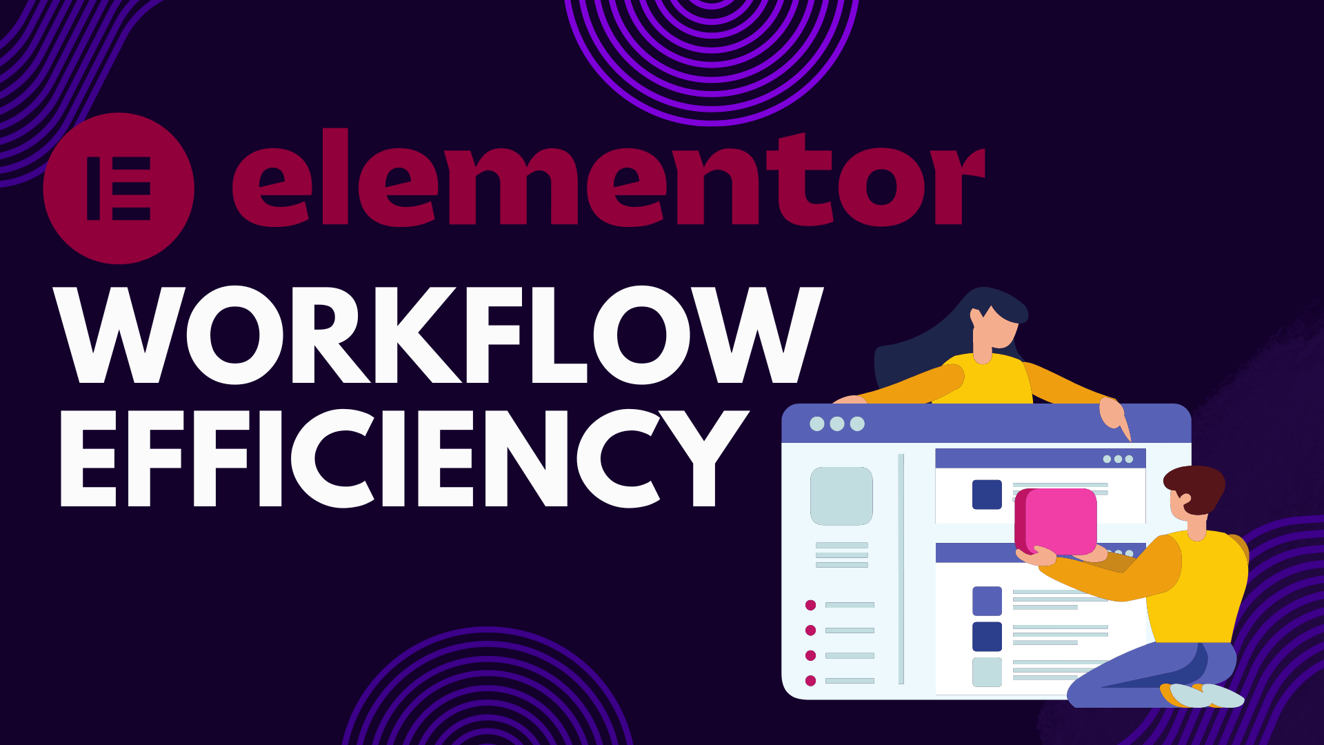 Elementor pro workflow efficiency