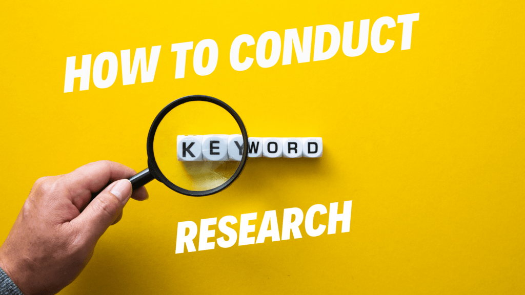 How to conduct keyword research