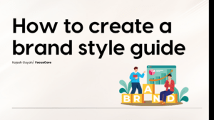 Creating a brand style guide